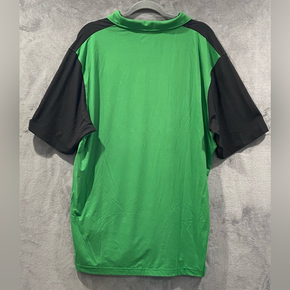 Oregon Ducks Box Seat Football Polo Shirt Black And Green Mens Size XL NWT - Picture 7 of 9
